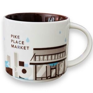 2015 Starbucks “You Are Here” Series Mug Pikes Place Market Seattle WA 14 oz